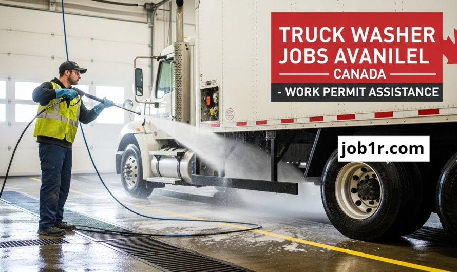 Truck Washer Jobs in Canada with Work Permit