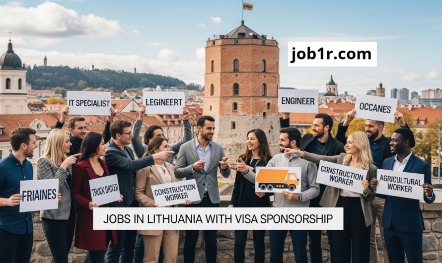 Jobs in Lithuania With Visa Sponsorship for Foreigners