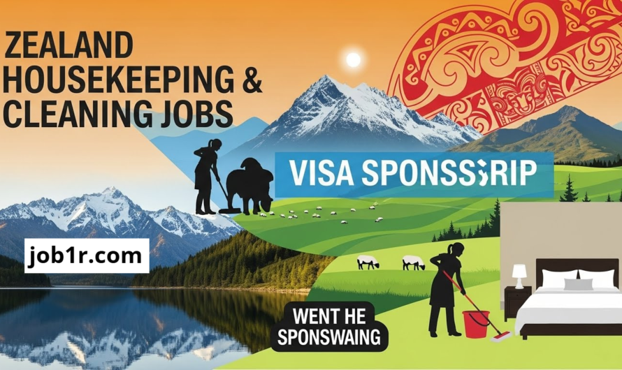 Housekeeping and Cleaning Jobs in New Zealand with Visa